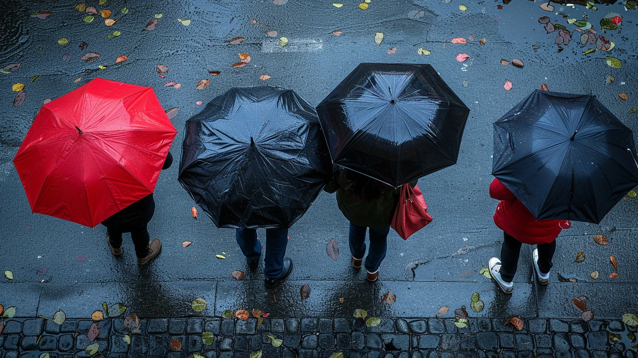 Intensas lluvias en Santiago: Se pronostican hasta 30mm de precipitación