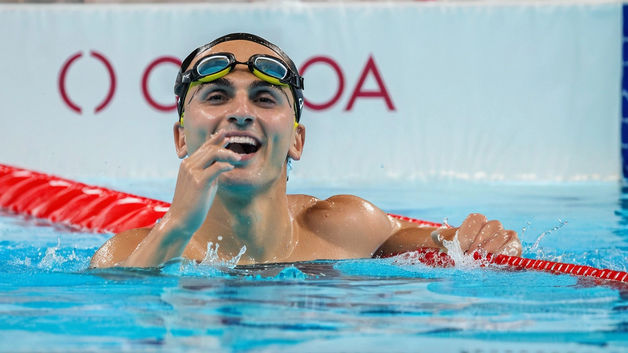 Eduardo Cisternas rompe récord nacional en 400 metros libres en los Juegos Olímpicos de París 2024